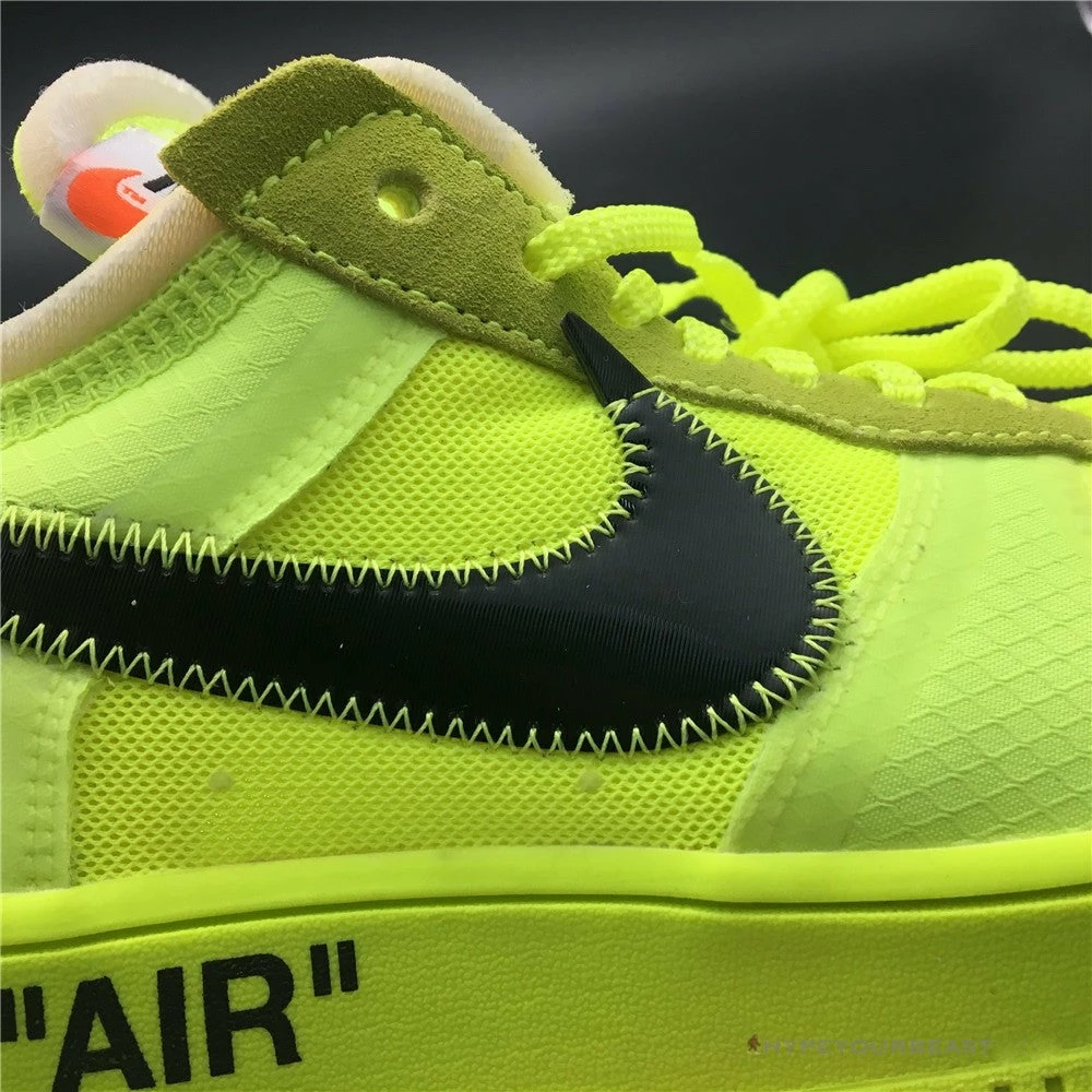 Off-White X Nike Air Force 1 Low “Volt”