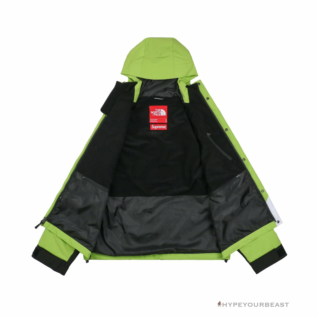 hypeyourbeast S*p*e x t*f logo mountain jacket green