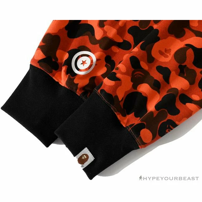 BAPE X XO Co-Branded Camouflage Hoodie ‘RED’