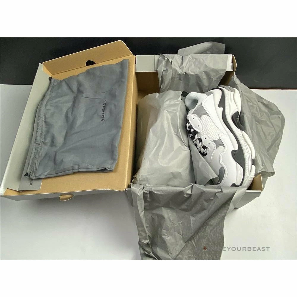 bcg triple s white / black Ba*len*cia*ga triple s