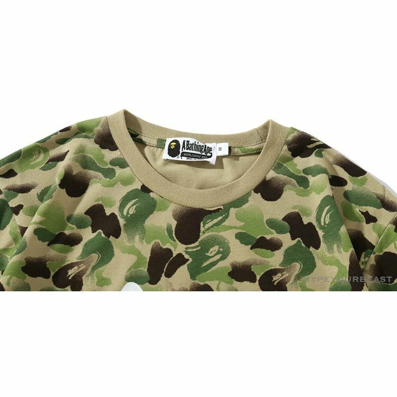 BAPE Chinese Style Ink 10th Anniversary Camouflage Tee Shirt ‘GREEN’