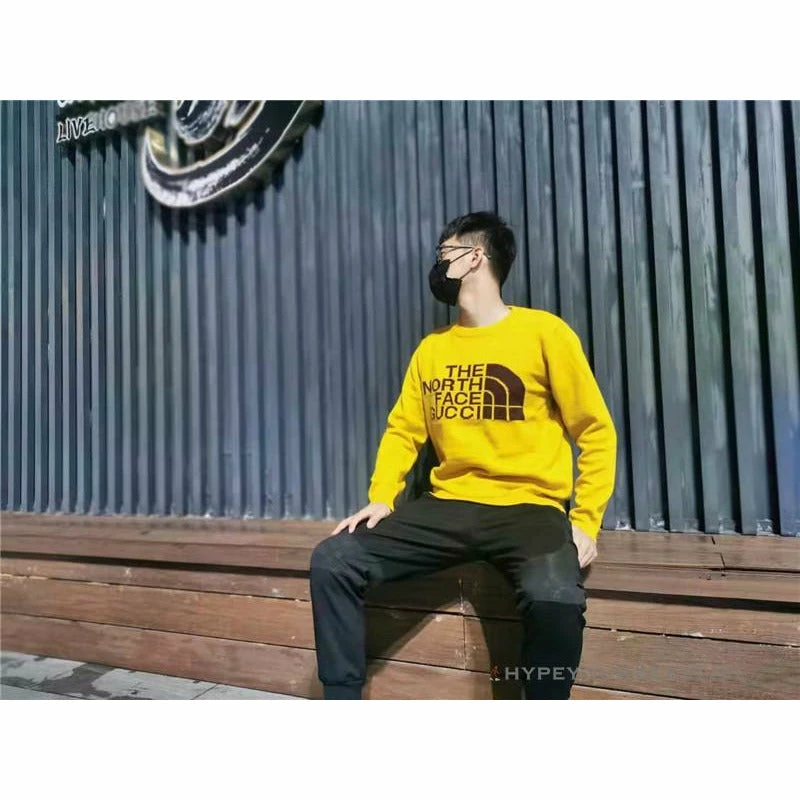 hypeyourbeast gc x t*f hoodie yellow hoodies & jackets