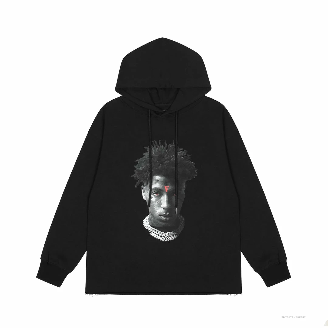 hypeyourbeast vlone hoodie black F**e