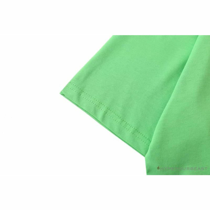 Clothes BAPE Baby Milo Color Square Ape Head Tee Shirt ‘GREEN’