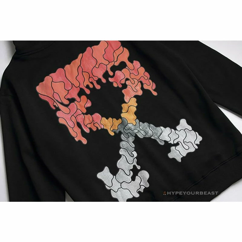 HypeYourBeast Off White Hoodie Black RED