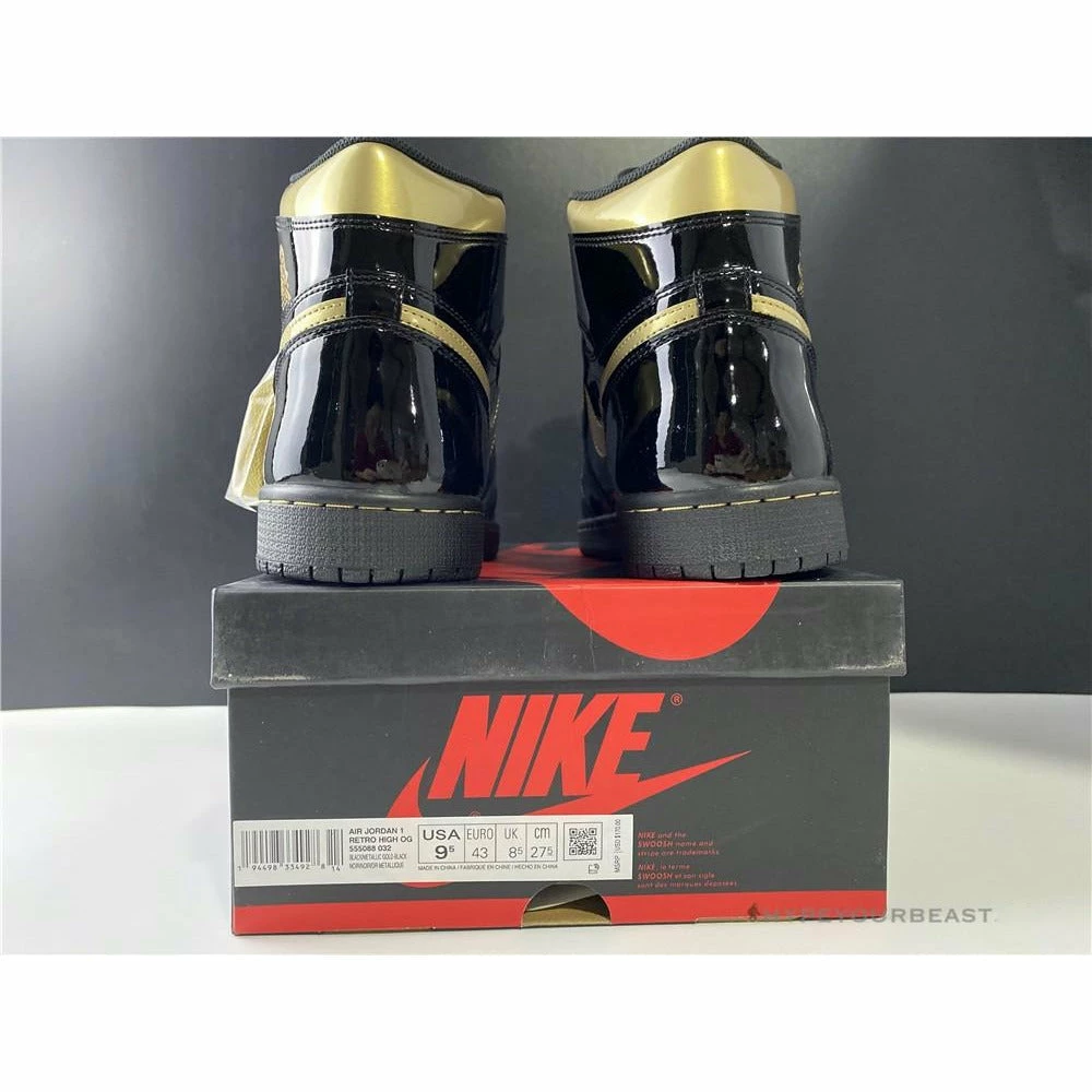 Air Jordan 1 High ‘Black Metallic Gold’