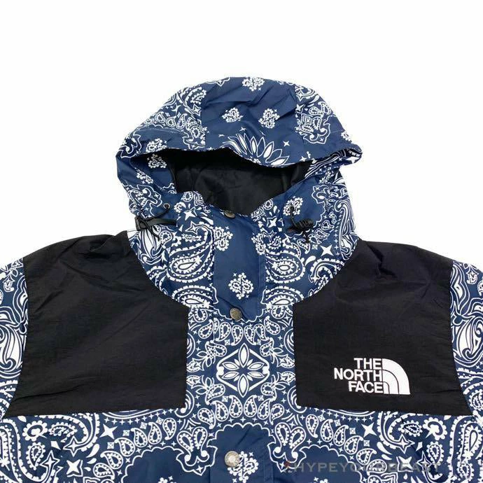 hypeyourbeast S*p*e x t*f bandana jacket blue hoodies & jackets