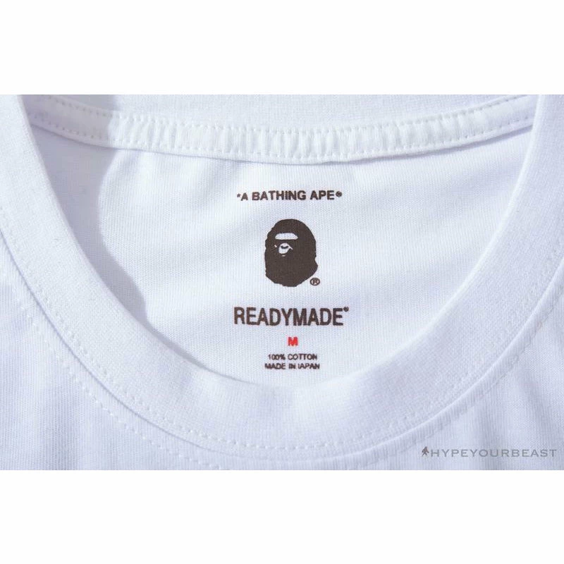 BAPE Readymade Small Bee Camouflage Letter Tee Shirt ‘GREEN’ Clothes