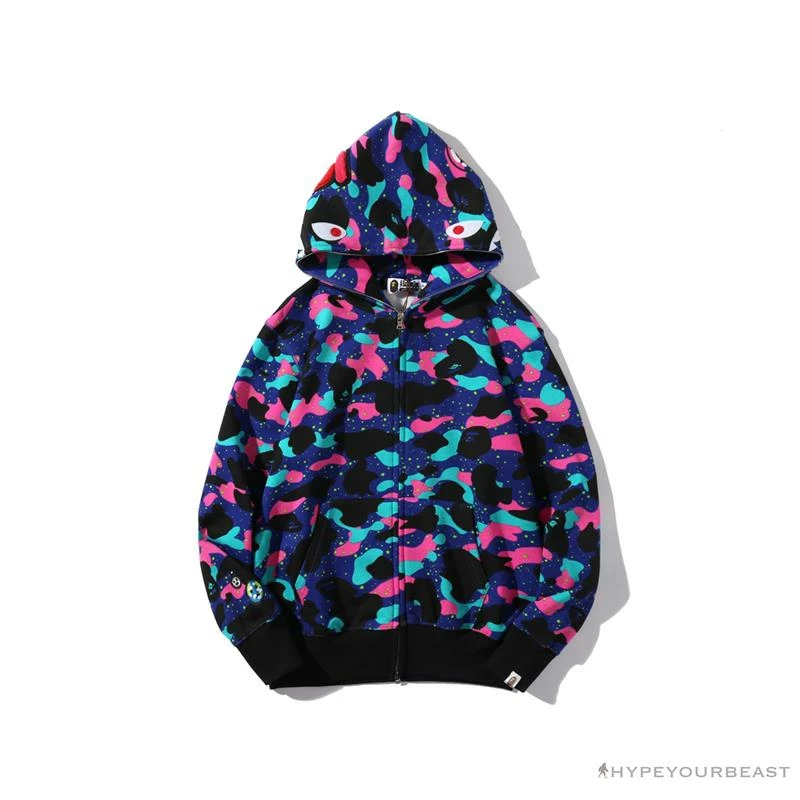 BAPE X KID CUDI Camouflage Hoodie Clothes