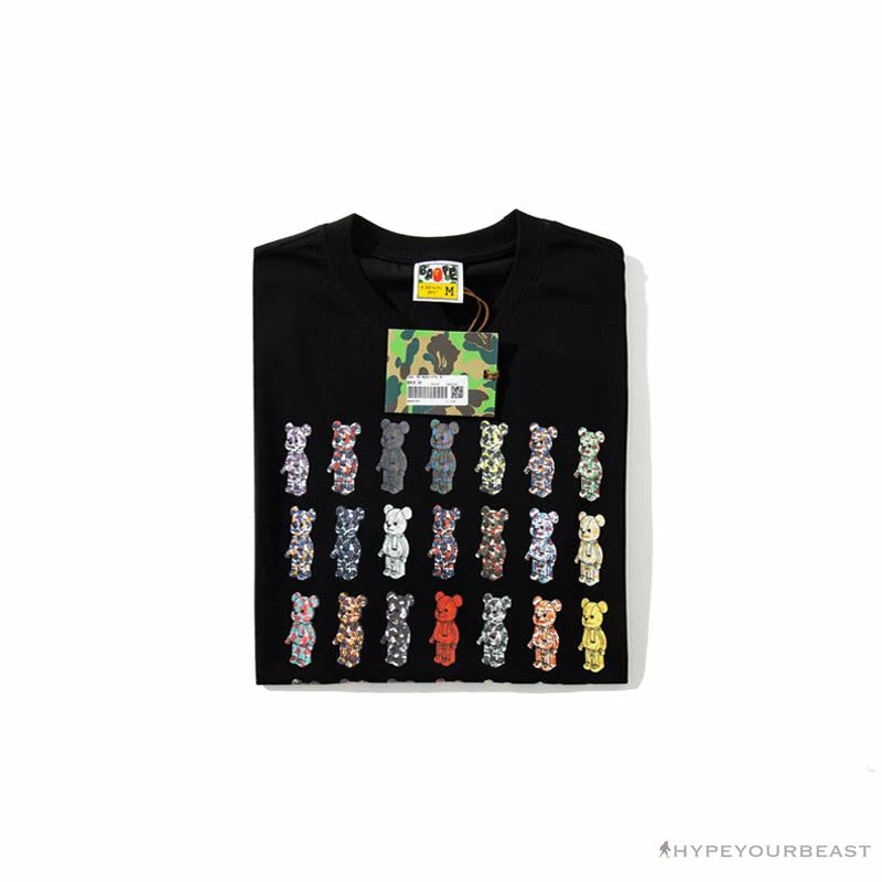BAPE Violent Bear Collaboration 28th Anniversary Camouflage Tee Shirt ‘BLACK’