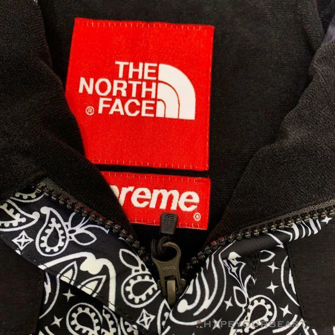 hypeyourbeast S*p*e x t*f bandana jacket black hoodies & jackets