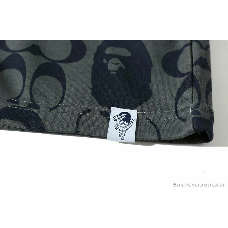 BAPE X COACH Co-Branded Dark-Blue Shorts Clothes