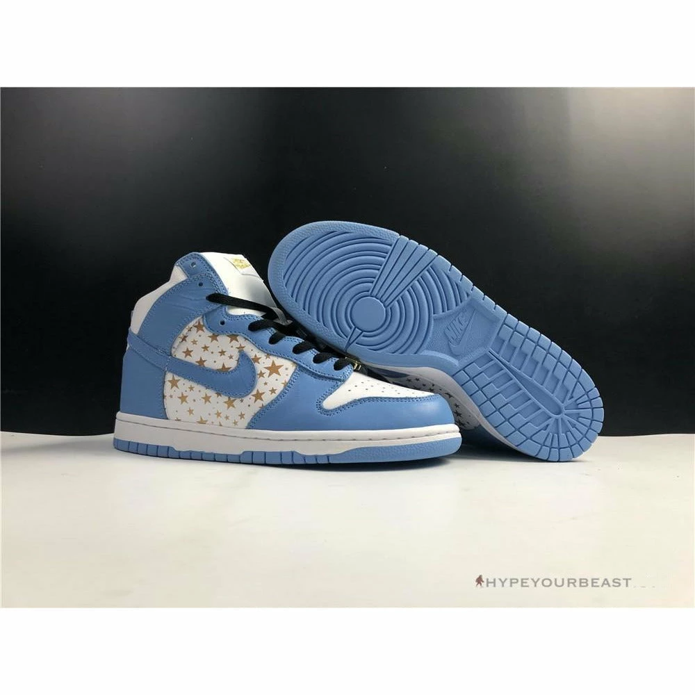nike dunk high pro sb S*p*e blue stars