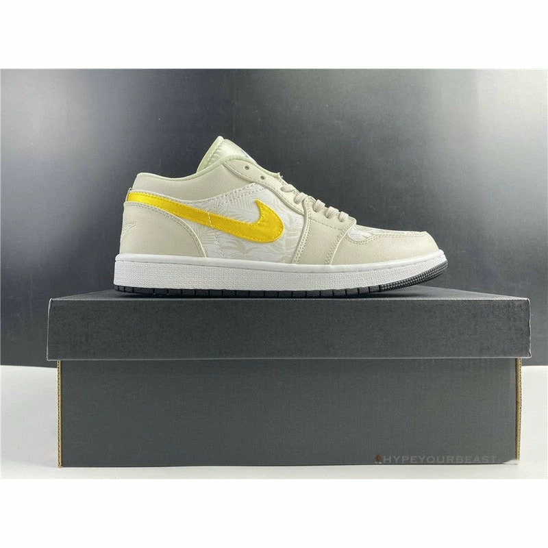 Air Jordan 1 Low ‘Palm Tree Beige Yellow’