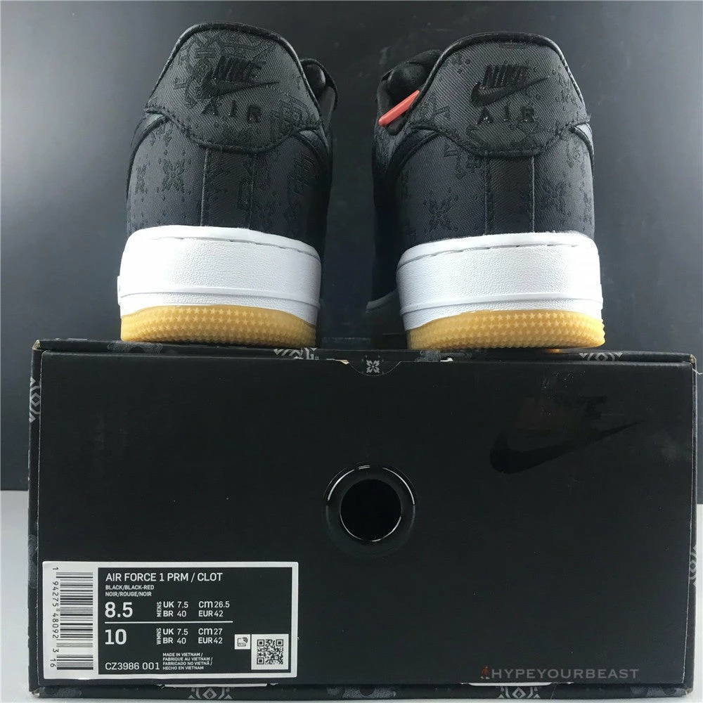 Nike Air Force 1 X Clot “Black Silk”