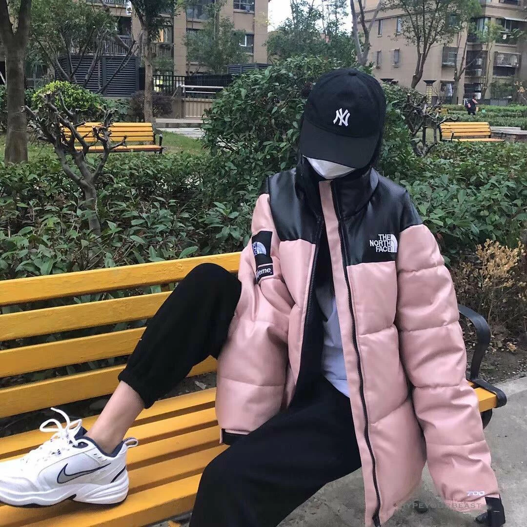 hypeyourbeast hoodies & jackets t*f x S*p*e jacket pink