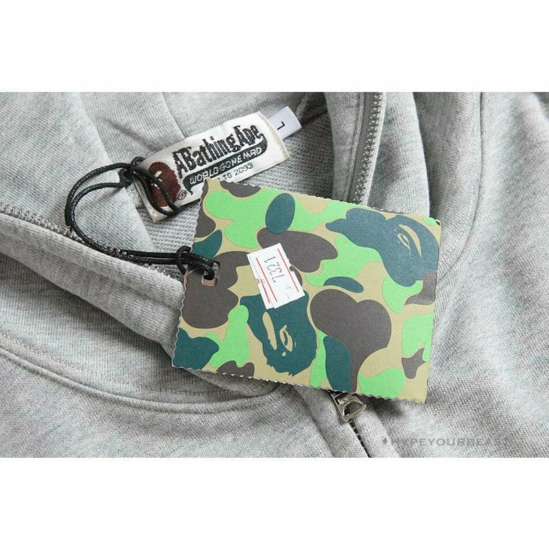 BAPE Classic Ape Head Hoodie ‘GREY’