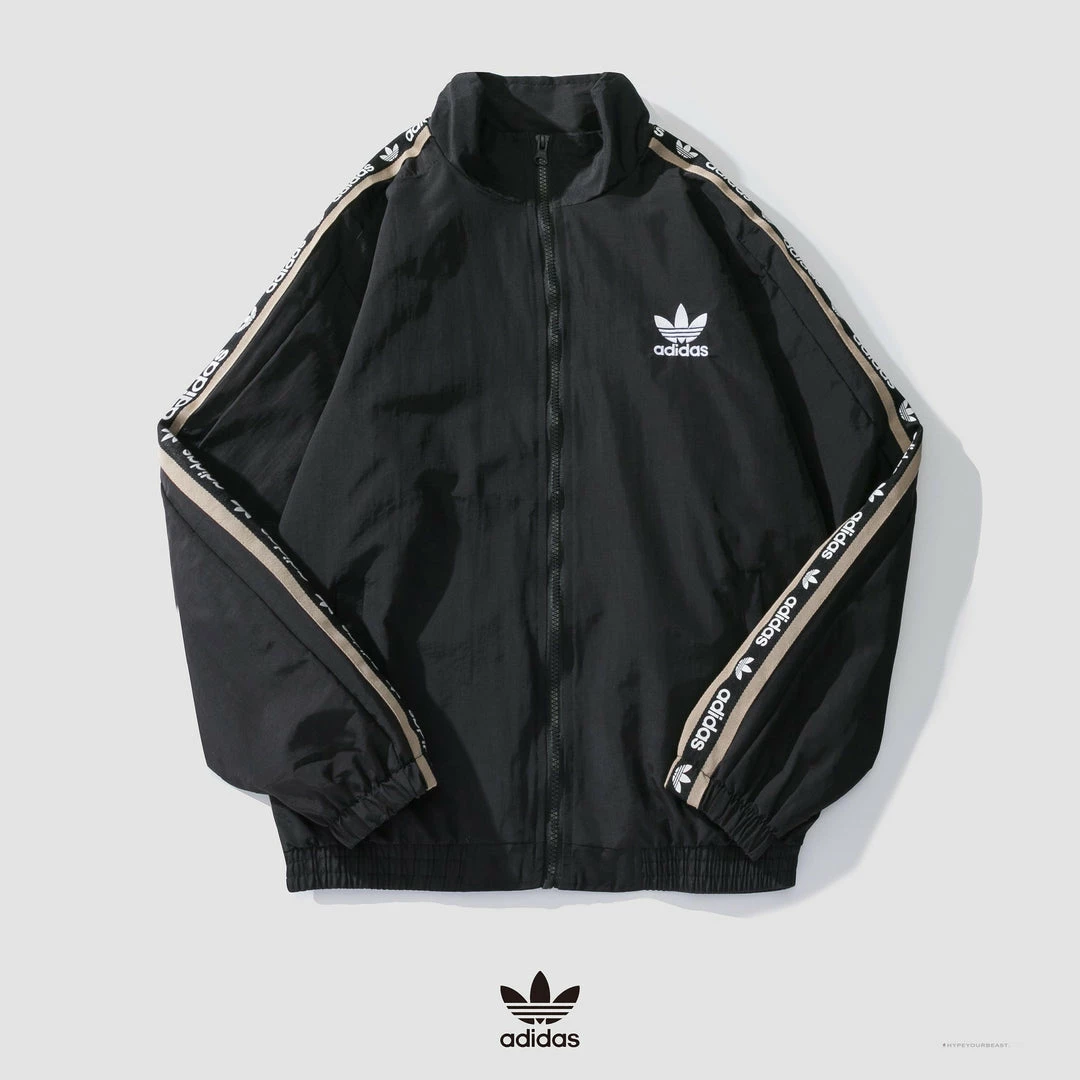 hypeyourbeast Ad*s jacket black hoodies & jackets