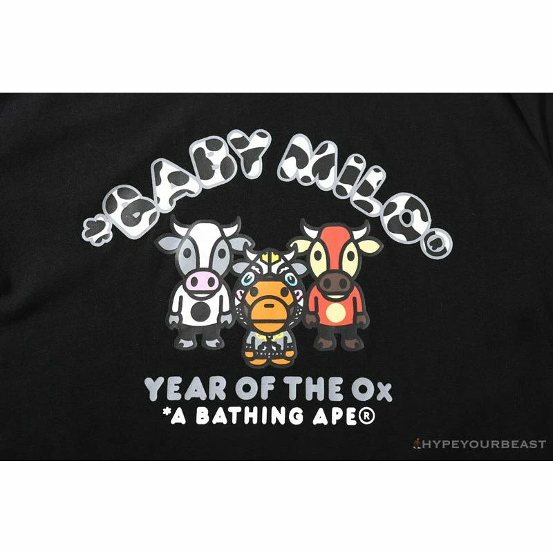 Clothes BAPE Baby Milo Year Of The Ox Tee Shirt ‘BLACK’
