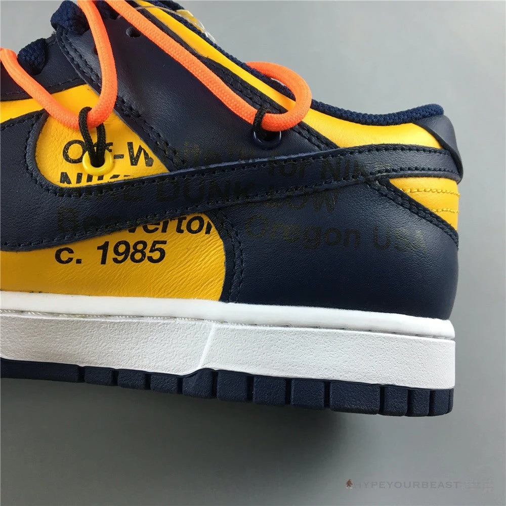 Nike Off-White X Dunk Low ‘University Gold’