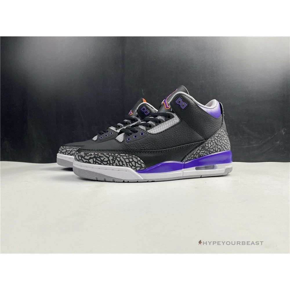 Air Jordan 3 ‘Court Purple Black Cement’