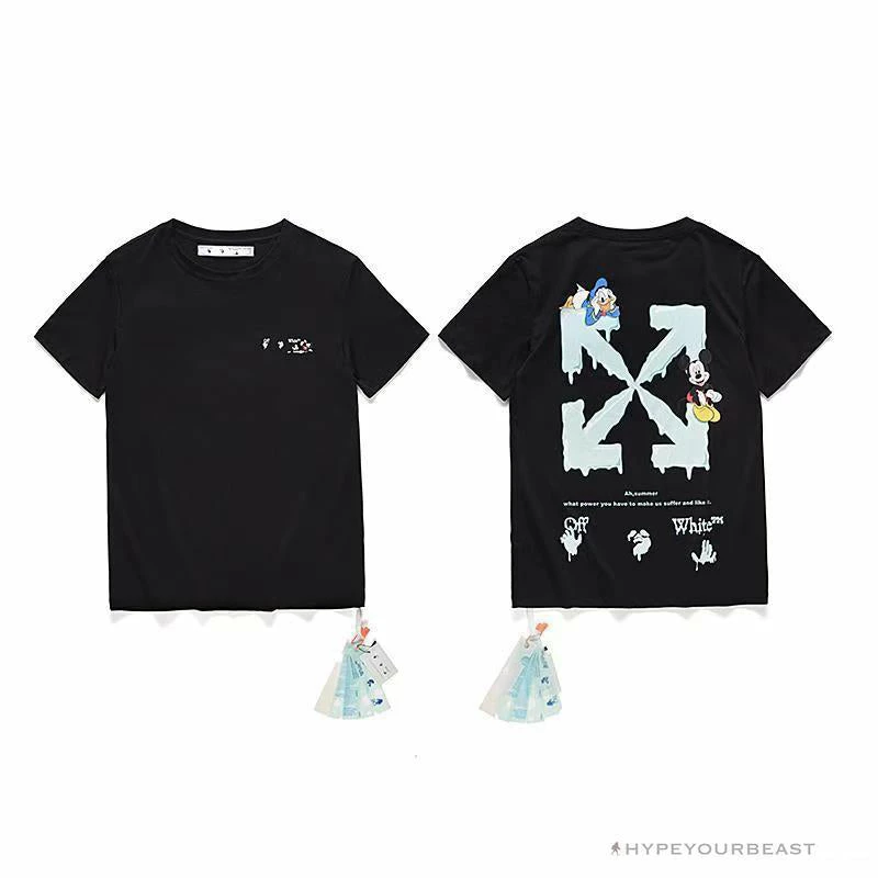 OFF-WHITE Mickey Limited Arrow Tee Shirt ‘BLACK’ T-Shirts