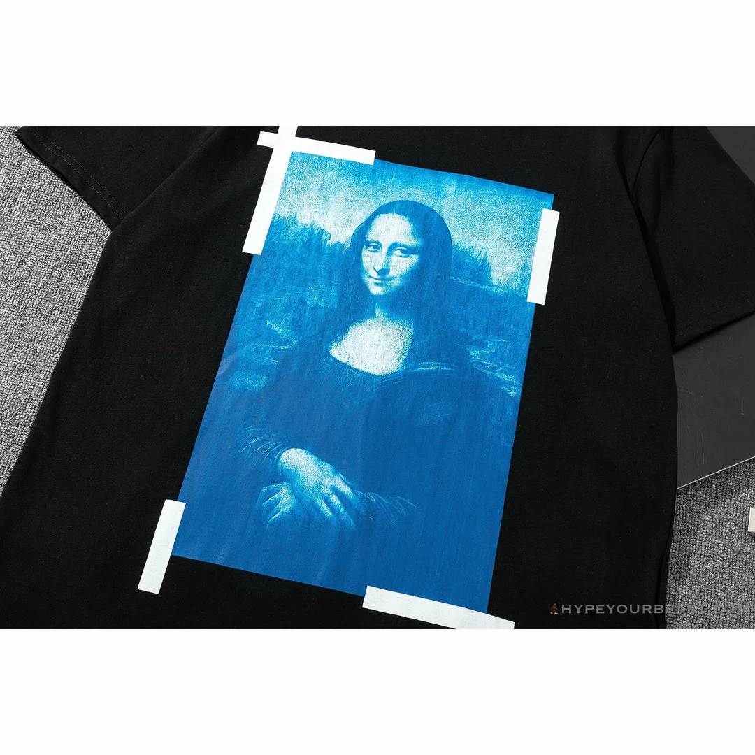 OFF-WHITE Classic Mona Lisa Print Tee Shirt ‘BLACK’