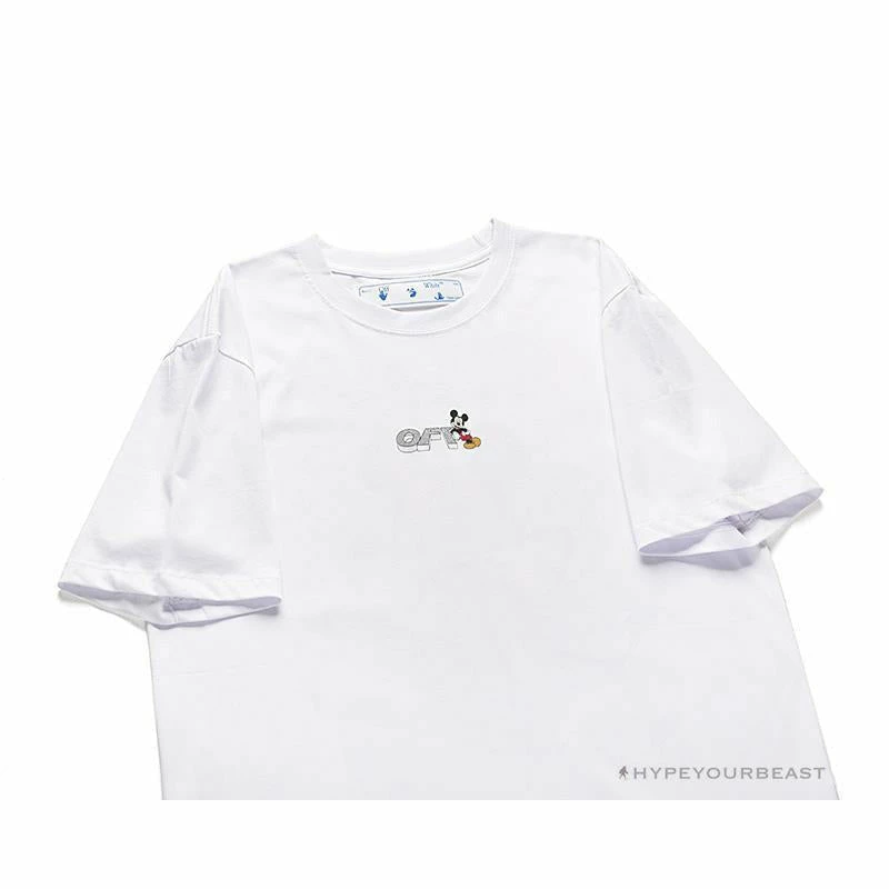 off-white mickey bluff F**e tee shirt ‘white’