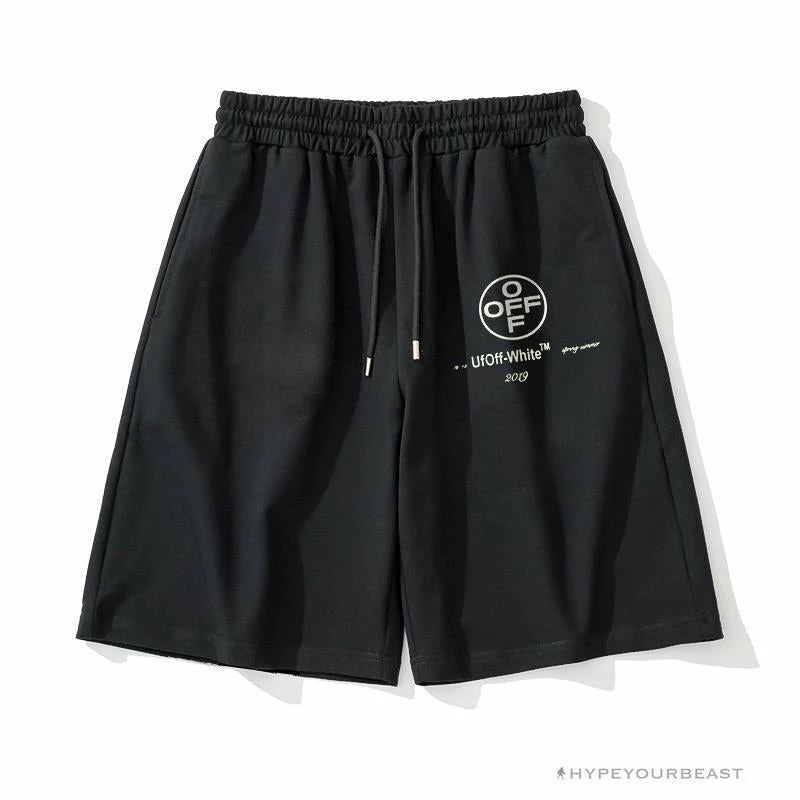 OFF-WHITE 99 X Pink Arrow Shorts ‘BLACK’