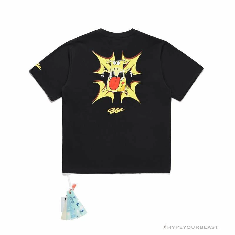 OFF-WHITE Dimensional Arrow Angry Calf Tee Shirt ‘BLACK’