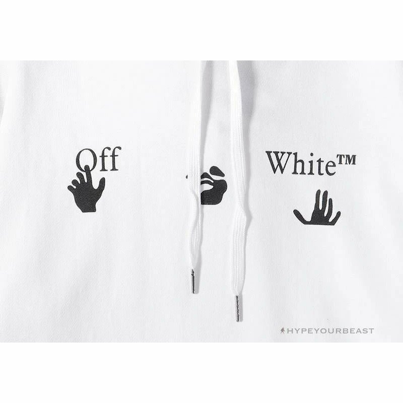 OFF-WHITE Green Arrow Hoodie ‘WHITE’