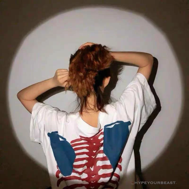 OFF-WHITE Loose X Oversized Chest Tee Shirt ‘WHITE’