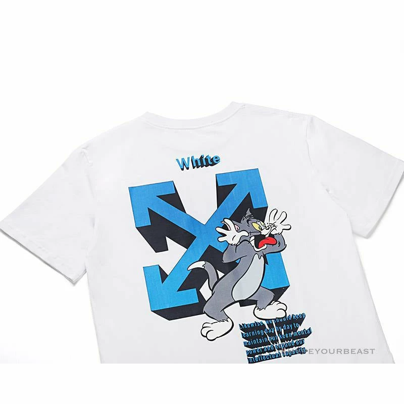 OFF-WHITE Tom And Jerry Loose Tee Shirt ‘WHITE’ T-Shirts