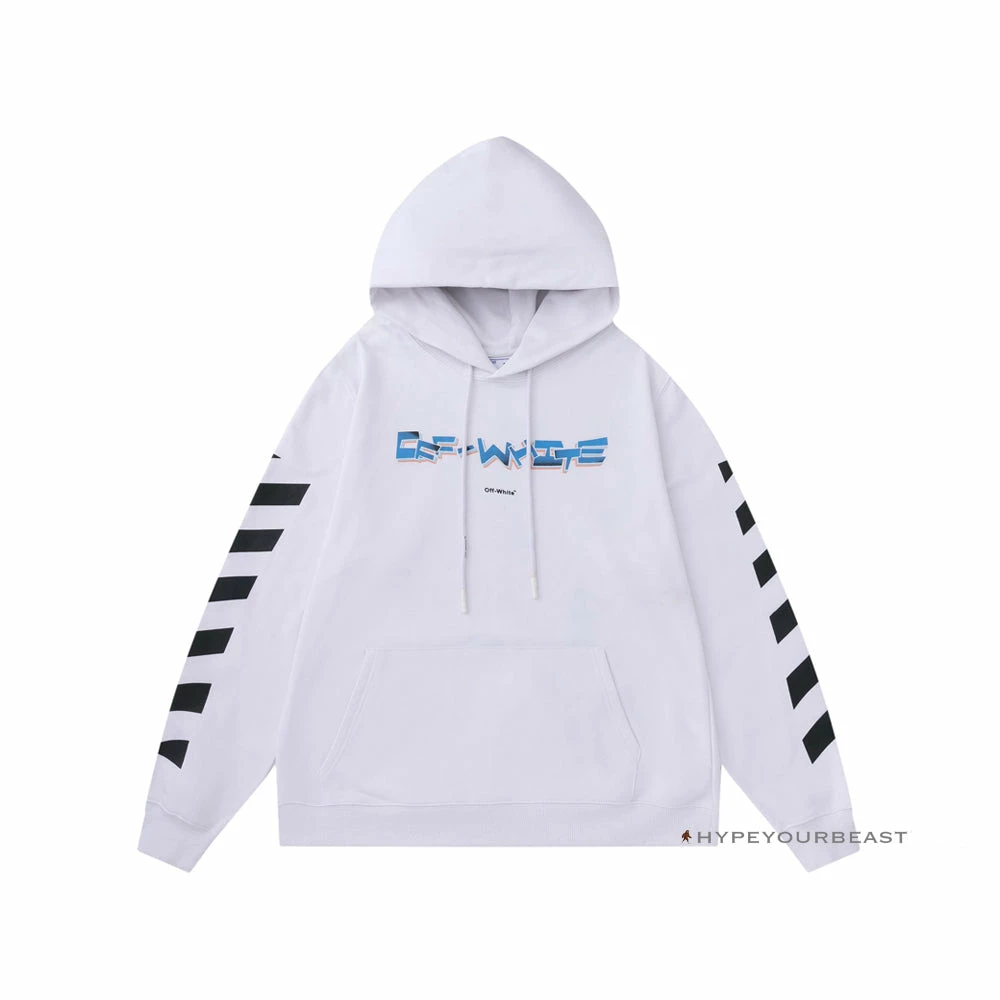 HypeYourBeast Off White Hoodie Looney – White