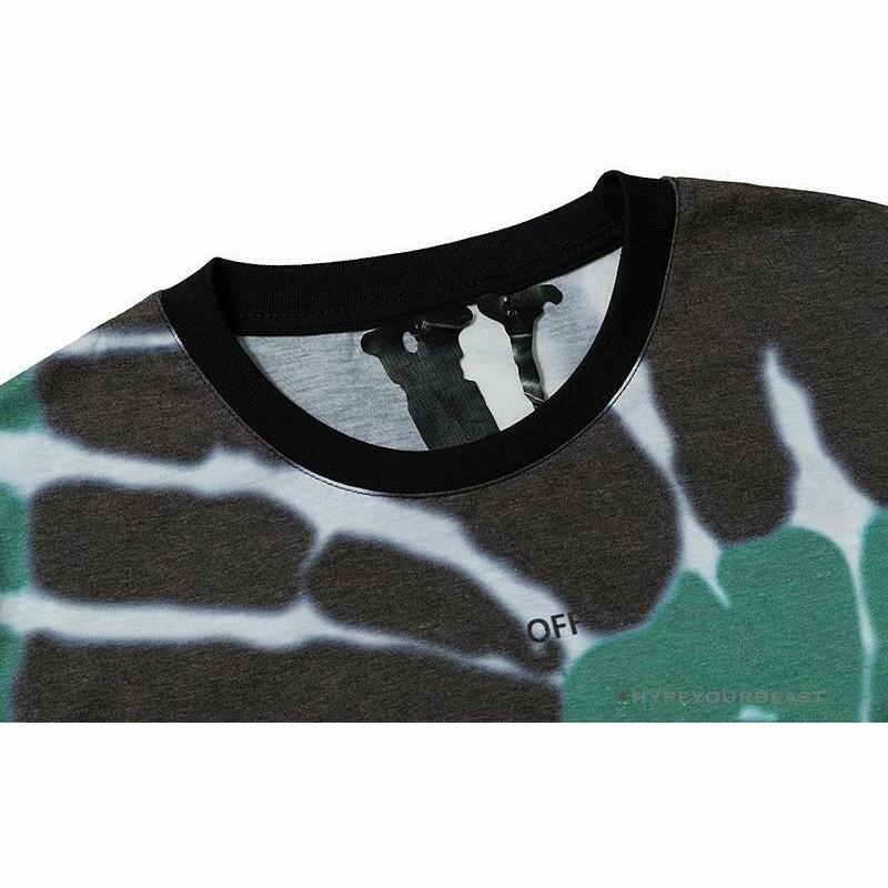 T-Shirts OFF-WHITE VLone O Version ‘GREEN’ Tee Shirt