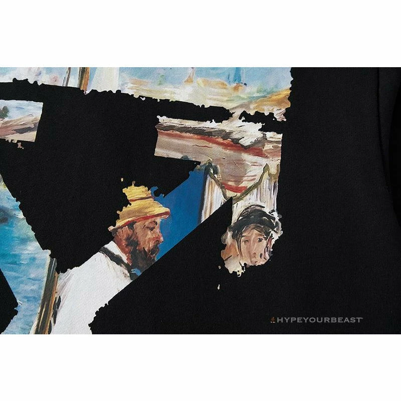 HypeYourBeast Hoodies & Jackets Off White Hoodie Black Sail