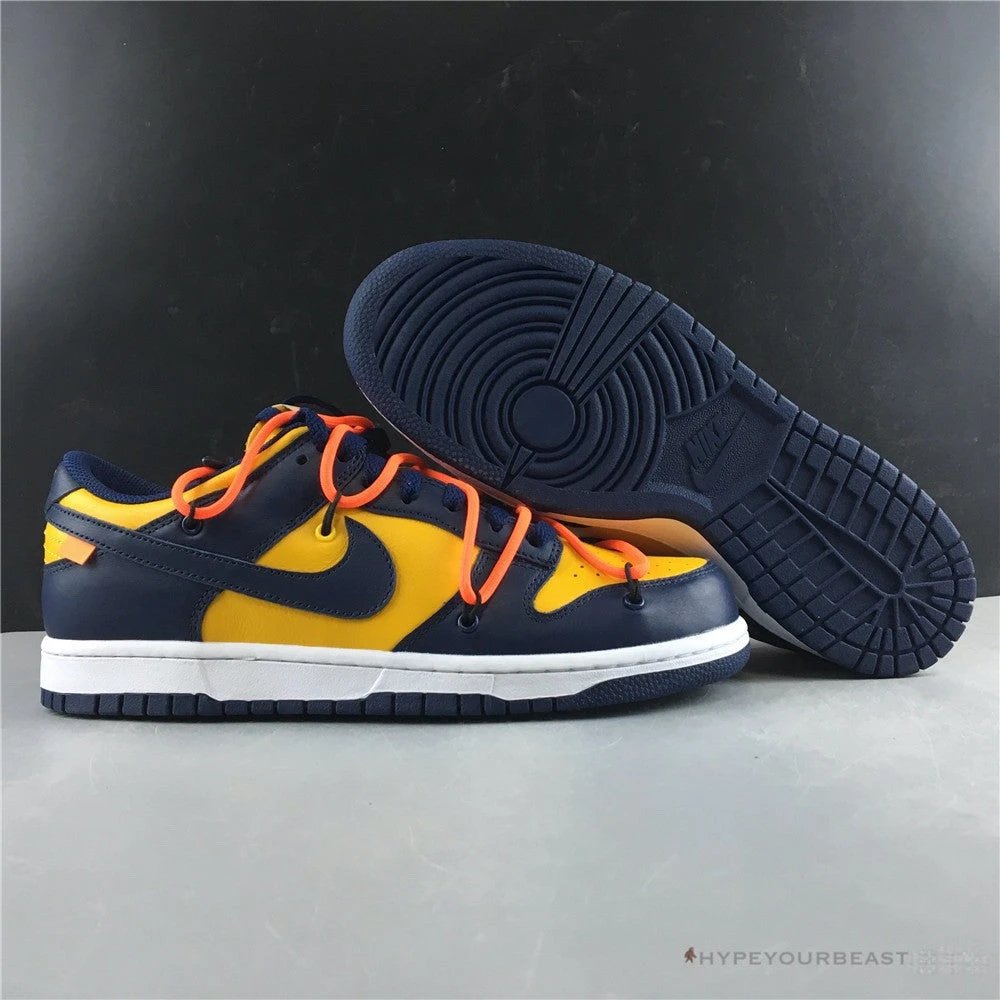 Nike Off-White X Dunk Low ‘University Gold’