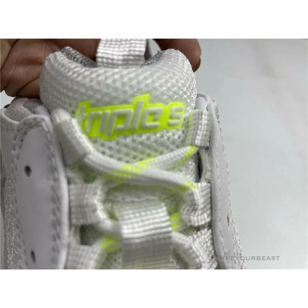 hypeyourbeast bcg triple s white neon yellow Ba*len*cia*ga triple s