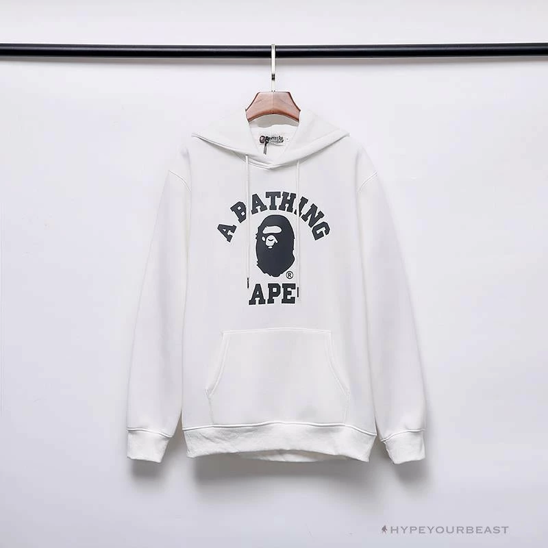 Clothes BAPE X Bathing Ape Head Hoodie ‘WHITE’