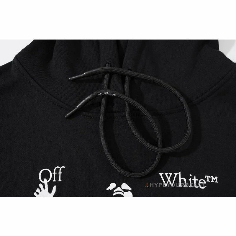 HypeYourBeast Hoodies & Jackets Off-White Green Hoodie – Black