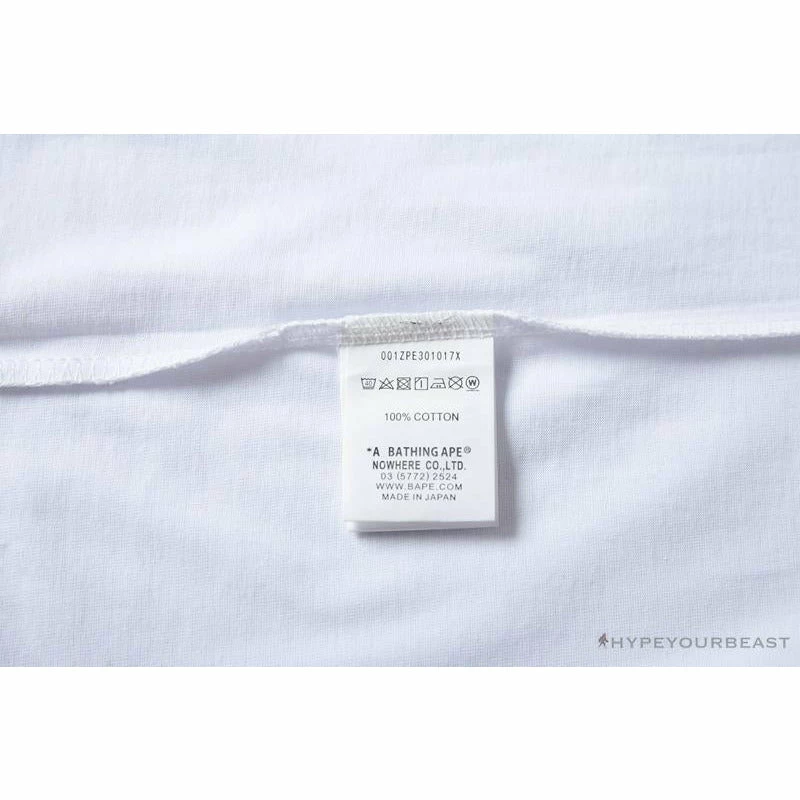 BAPE Readymade Small Bee Camouflage Letter Tee Shirt ‘BLUE’