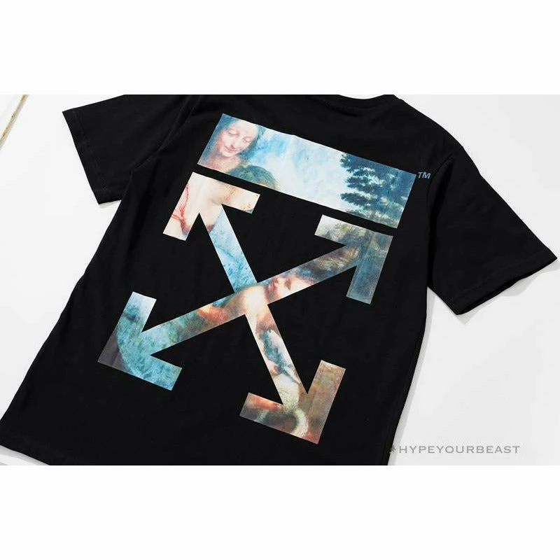 OFF-WHITE The Virgin And Child With Saint Anne Tee Shirt ‘BLACK’ T-Shirts