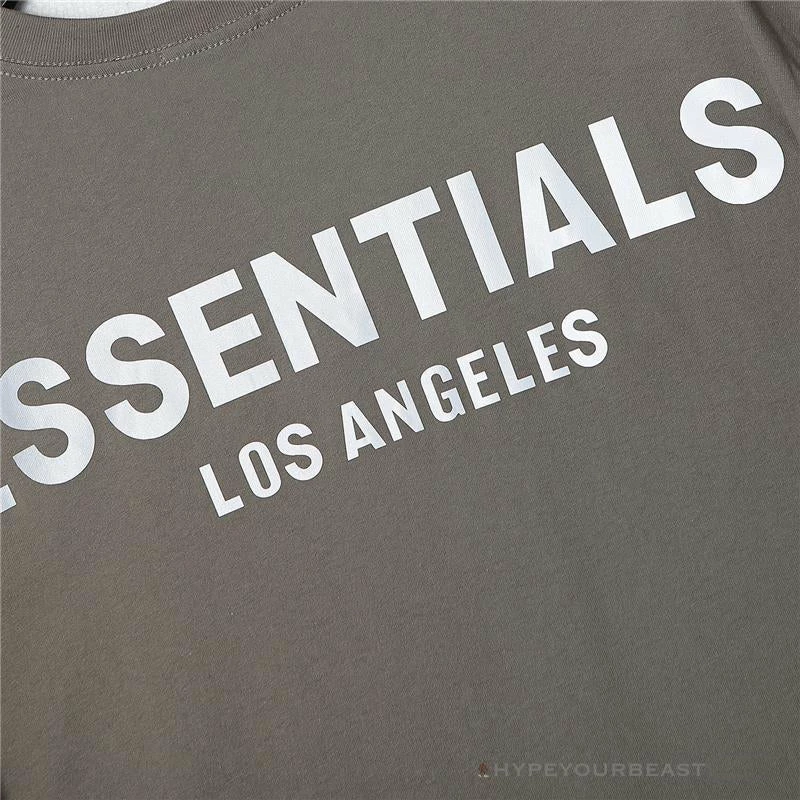 HypeYourBeast FOG Essentials Tee Shirt ‘Los Angeles’ TAUPE T-Shirts