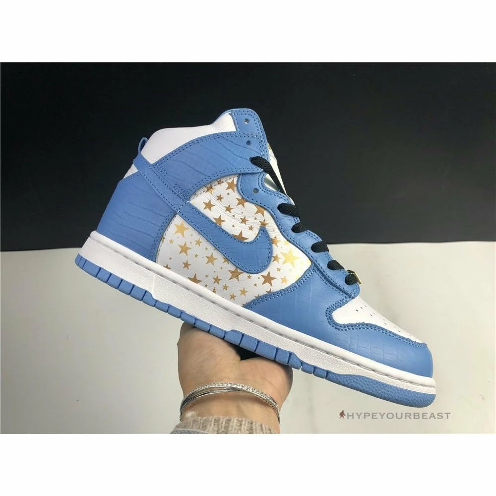 nike dunk high pro sb S*p*e blue stars