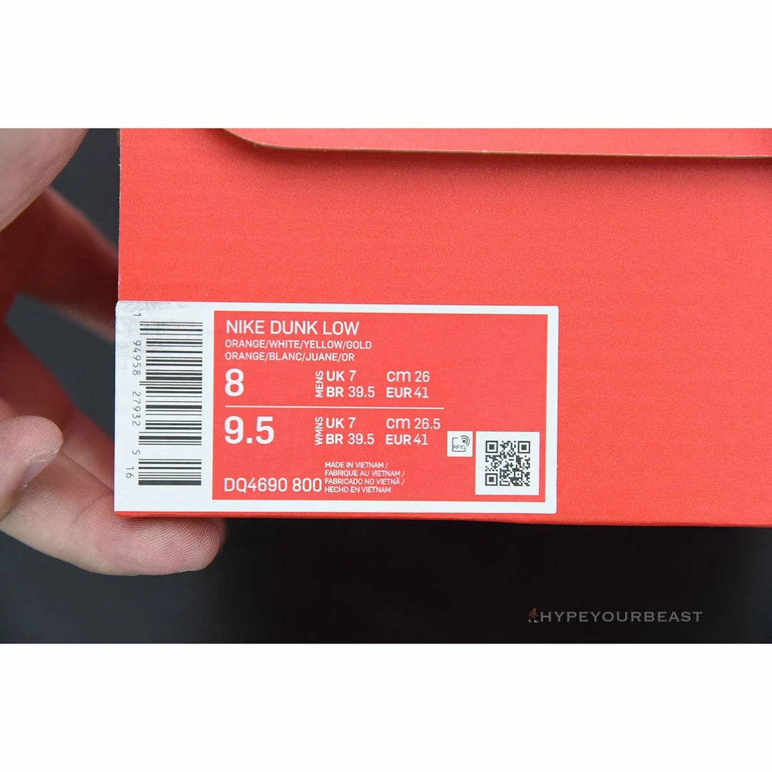 HypeYourBeast Nike Dunk Low ‘Golden Orange’