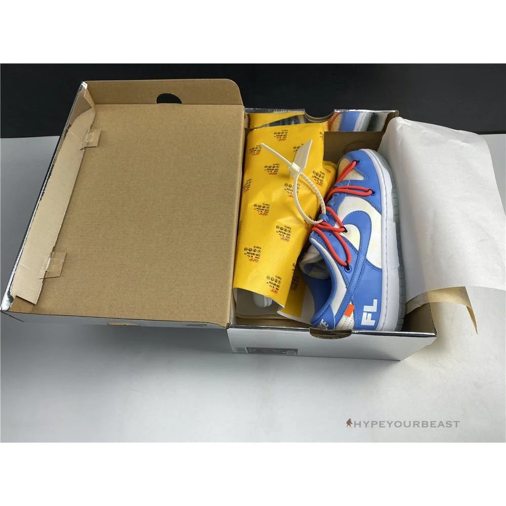 Futura X Off-White X Nike Dunk Low Blue