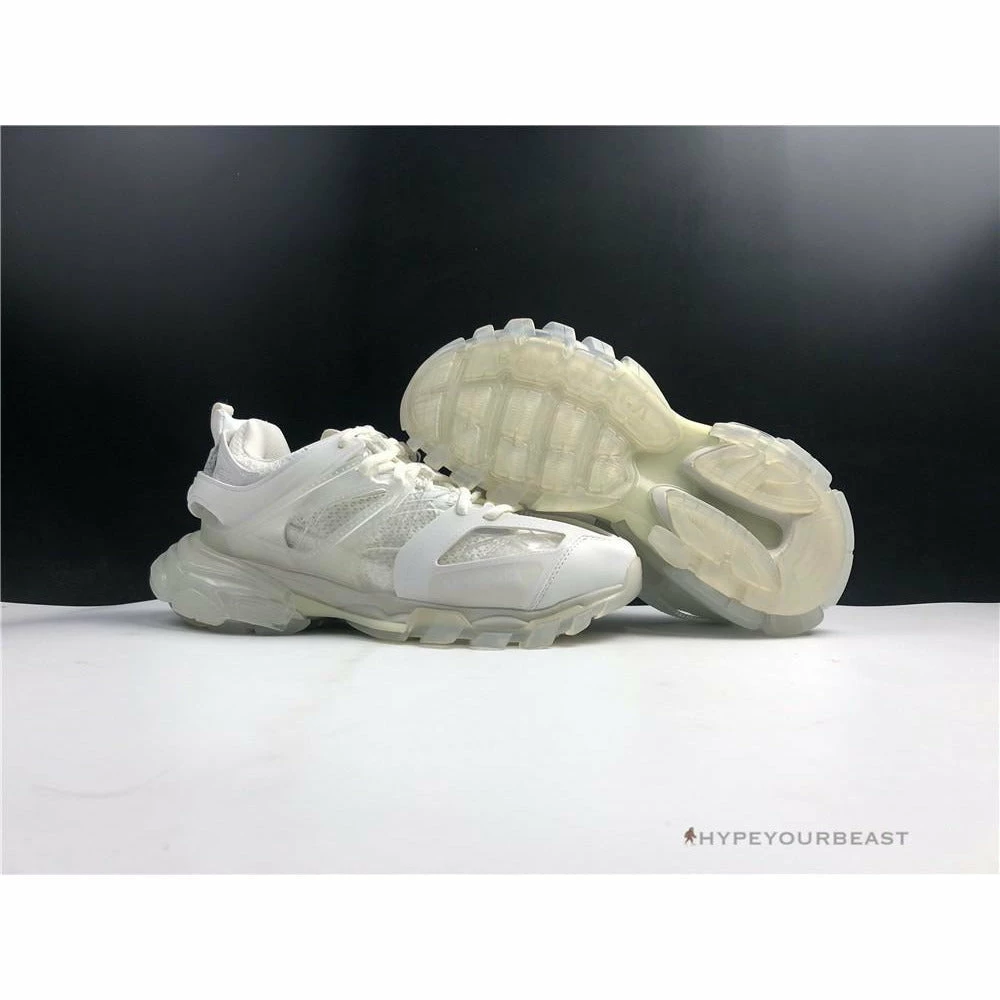 Ba*len*cia*ga track sneakers 3.0 white rubber sole