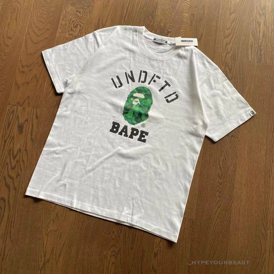UNDFTD X Bape Tee Shirt White Clothes