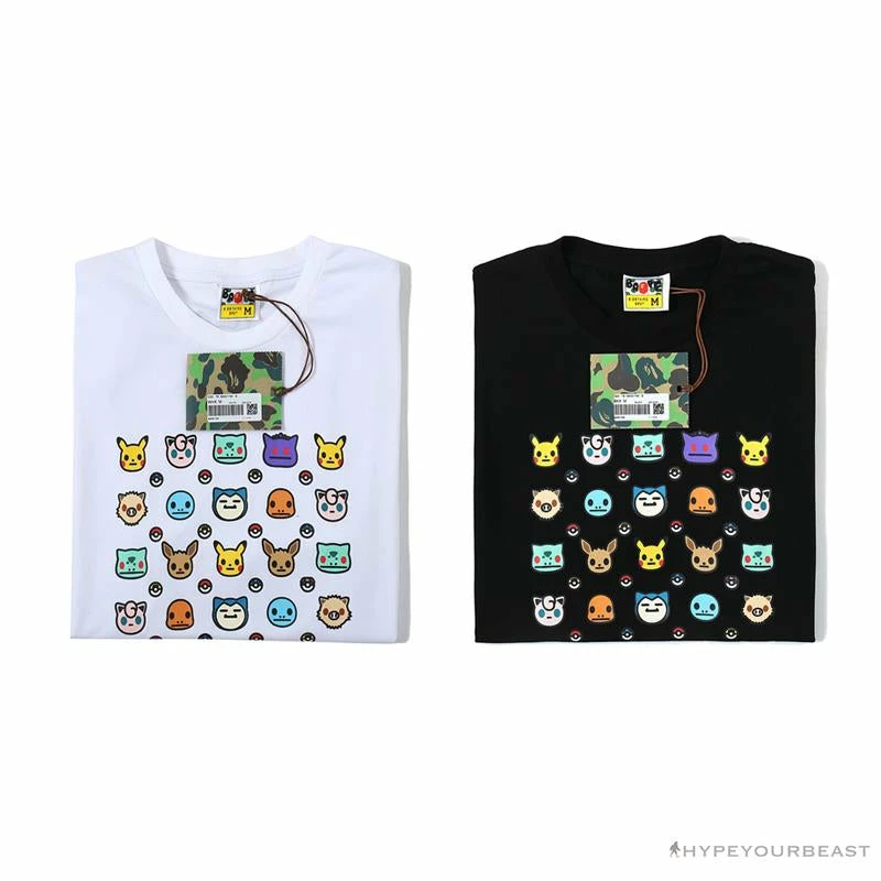 BAPE Baby Milo Pokémon Tee Shirt ‘WHITE’