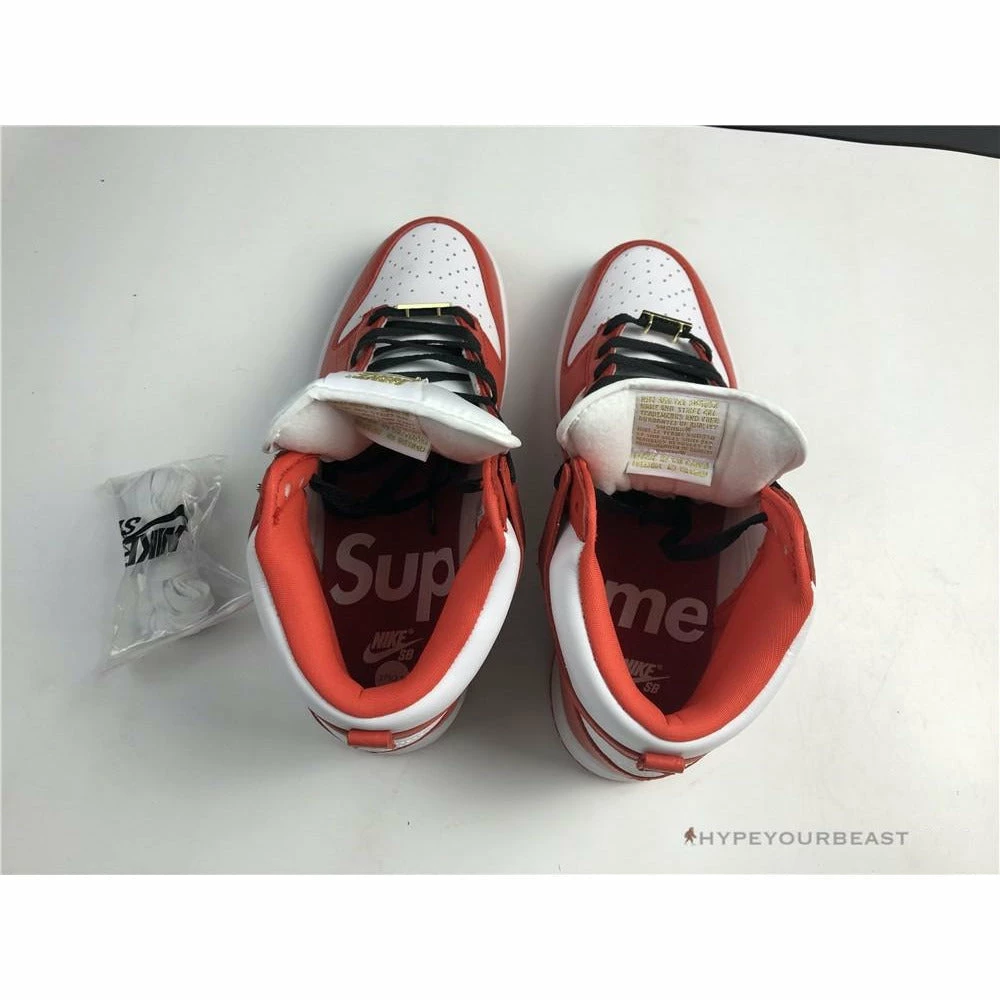 nike dunk high x S*p*e red